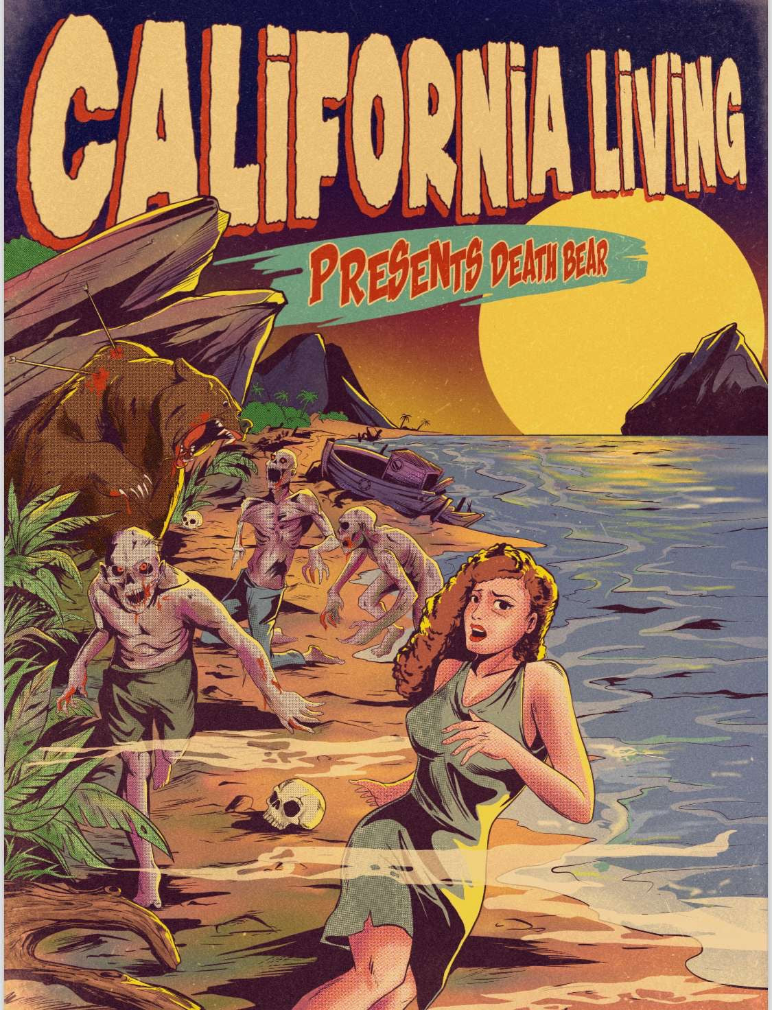 California Living presents “Death Bear”(FREE SHIPPING)